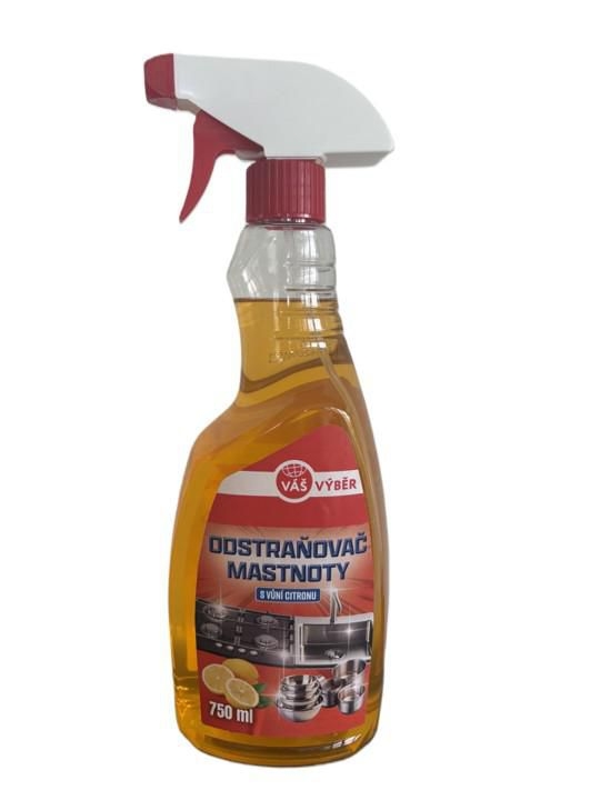 Váš výběr odstraňovač mastnoty 750 ml