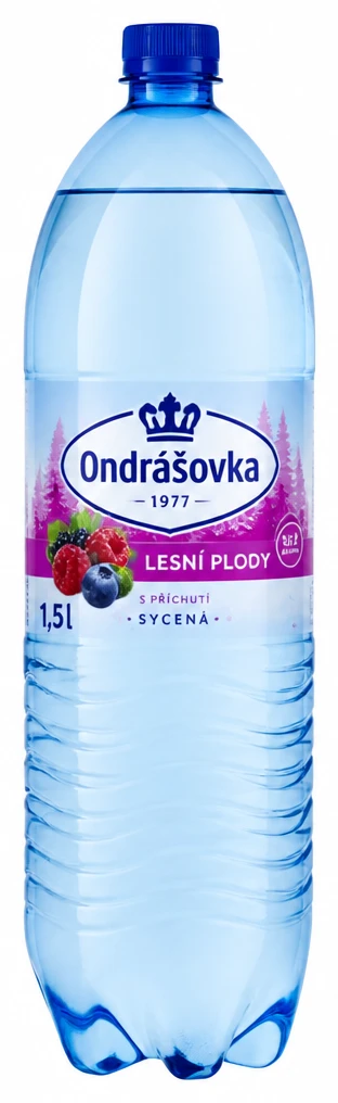 Minerální voda Ondrášovka s příchutí lesních plodů