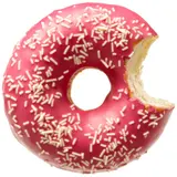 Donut s jahodovou příchutí