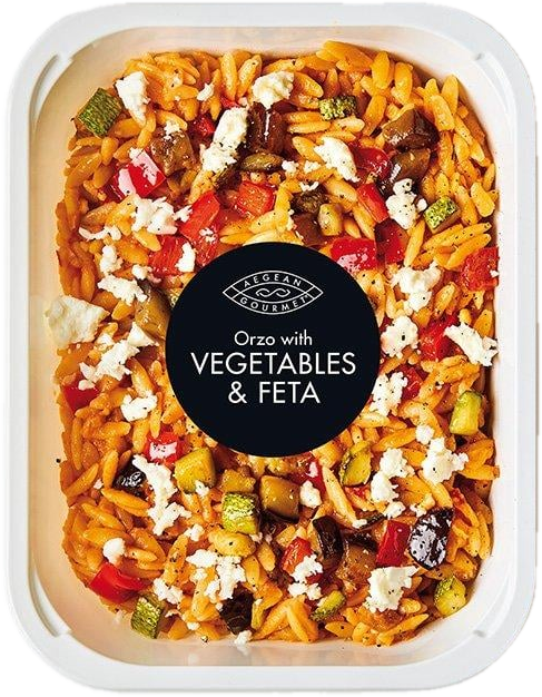 Mytilos Aegean Gourmet Těstoviny Orzo se zeleninou a sýrem Feta
