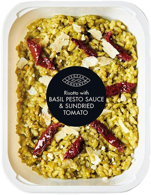 Mytilos Aegean Gourmet Rizoto s bazalkovým pestem a sušenými rajčaty