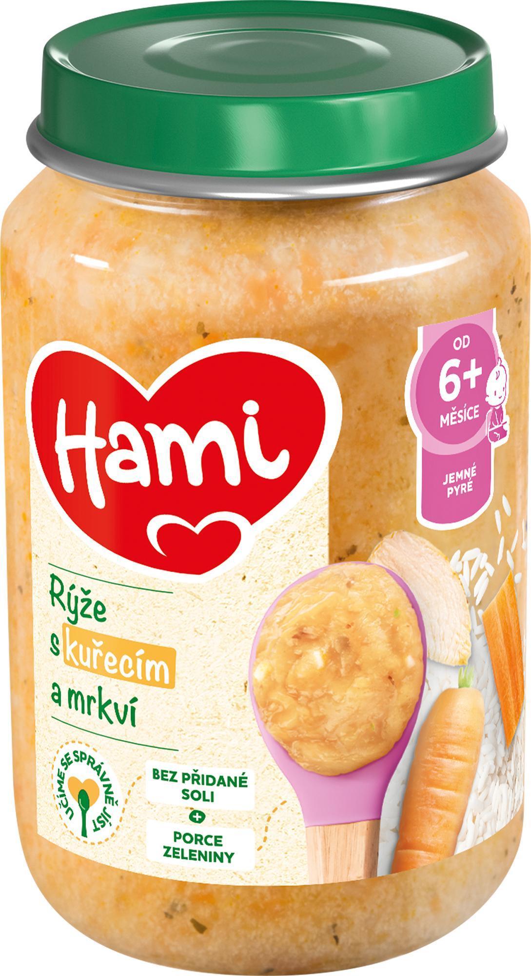 Hami Příkrm rýže s kuřetem a mrkví
