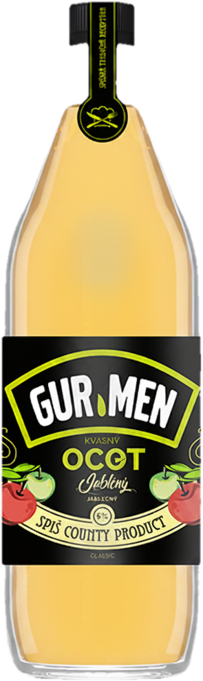 GUR. MEN Ocet jablečný 5% sklo