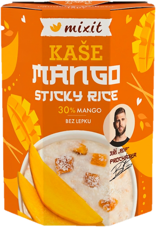 Mixit Mango sticky rice – rýžová kaše Jirky Procházky