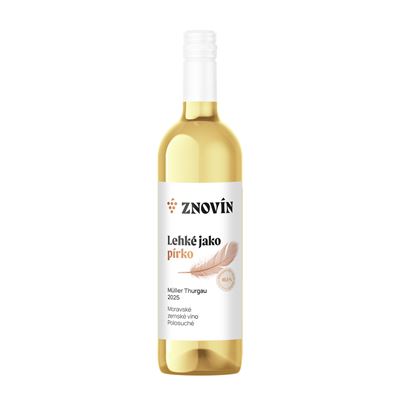 ZNOVÍN ZNOJMO Pírko Müller Thurgau 750 ml
