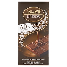 Lindt Lindor Hořká čokoláda s jemnou náplní 100g