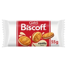 Biscoff sušenky plněné krémem s vanilkovou příchutí 55g