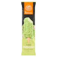 Fruitisimo Mléčný mražený krém pistáciový s polevou s pistáciovou bílou čokoládou 70ml