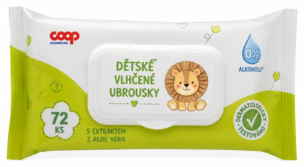 Dětské vlhčené ubrousky