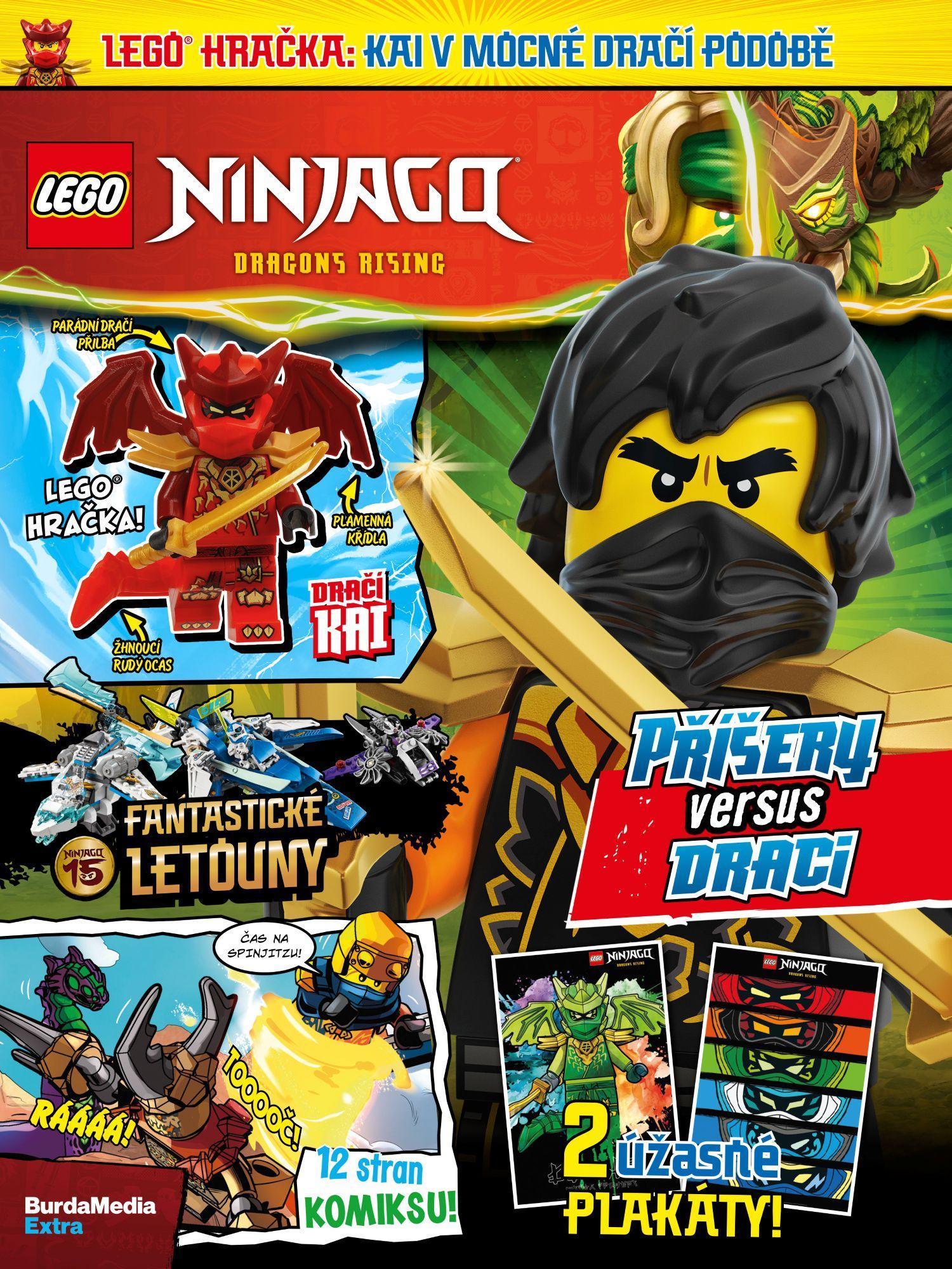 LEGO NINJAGO č. 8/26 + hračka Dračí KAI