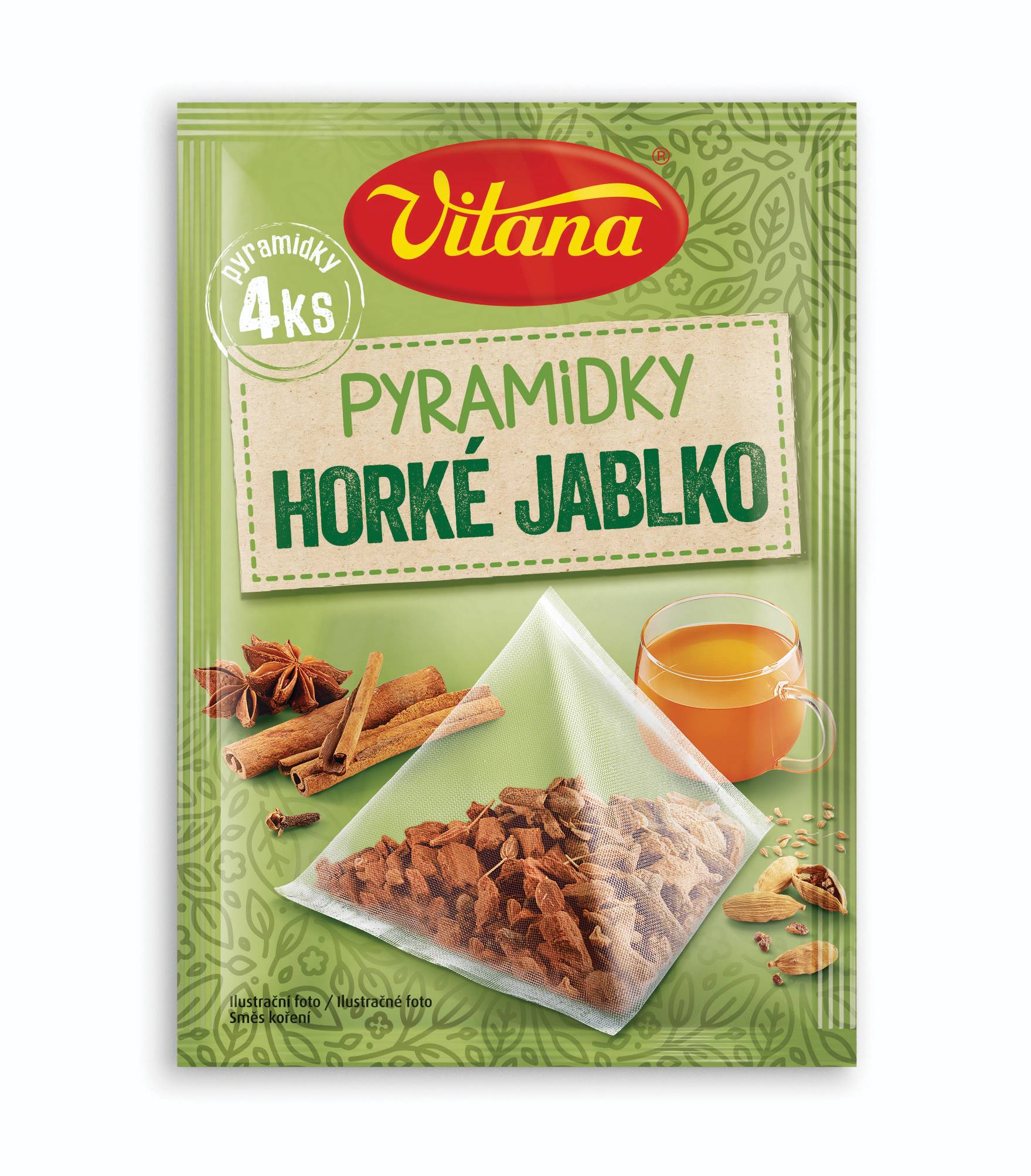 Vitana Pyramidky horké jablko 4x5g