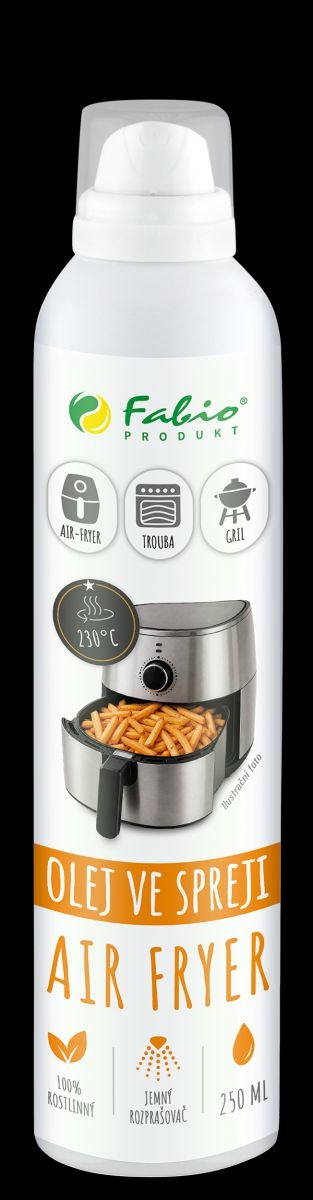 Fabio Produkt Olej ve spreji do horokovzdušných fritéz  AIR FRYER 250ml