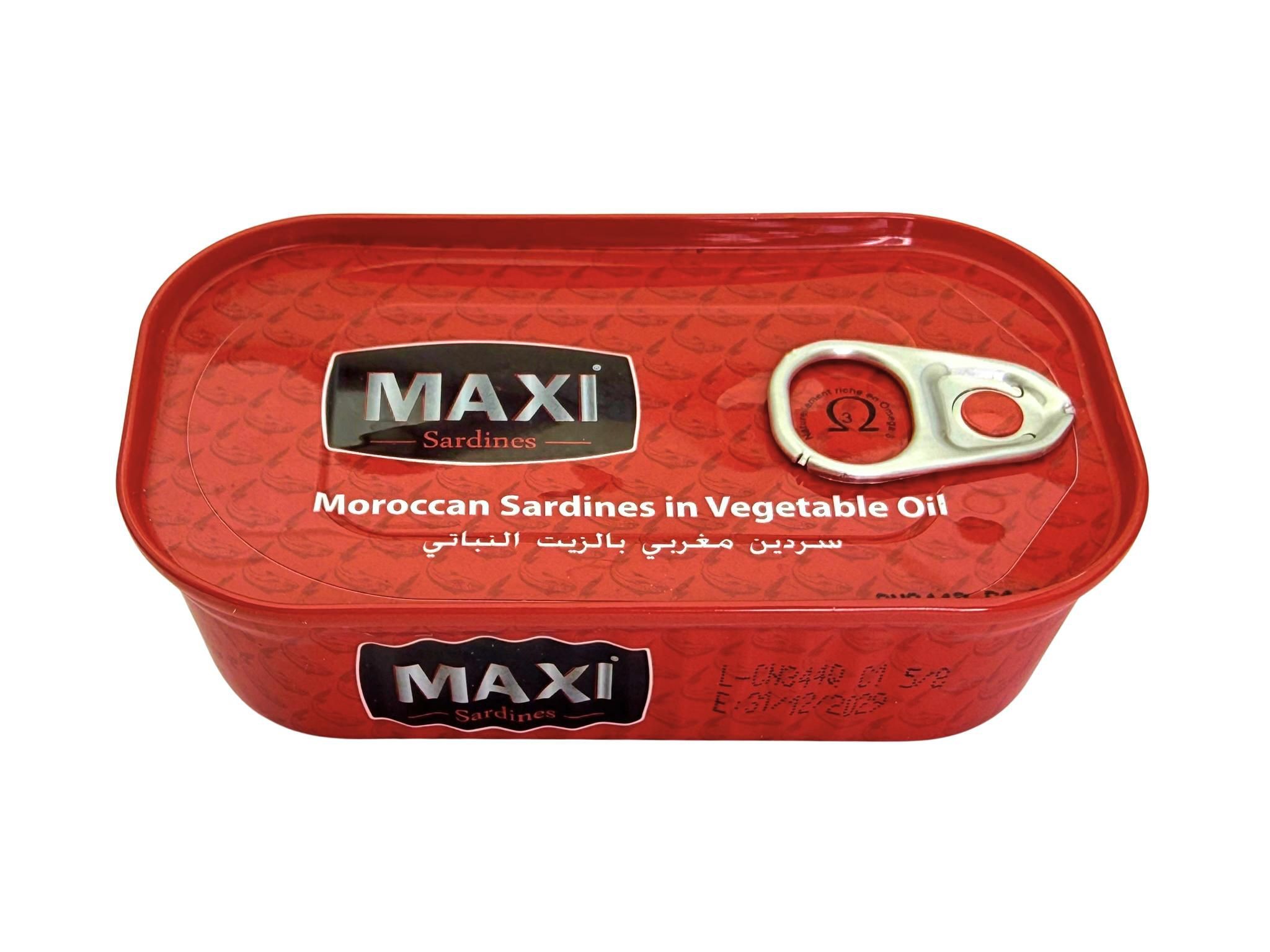 Maxi Sardinky ve slunečnicovém oleji 125g