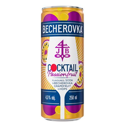 BECHEROVKA Passion Fruit 4,5 % 6 x 250 ml