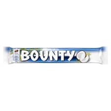 Bounty Mléčná čokoláda s měkkou kokosovou náplní 2 x 28,5g (57g)