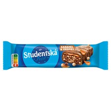 Studentská pečeť Karamel & Crispies, tyčinka s karamelem a cereálními křupinkami 38g