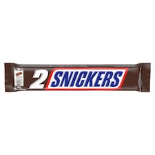Snickers Mléčná čokoláda plněná nugátem, karamelem 2 x 37,5g (75g)
