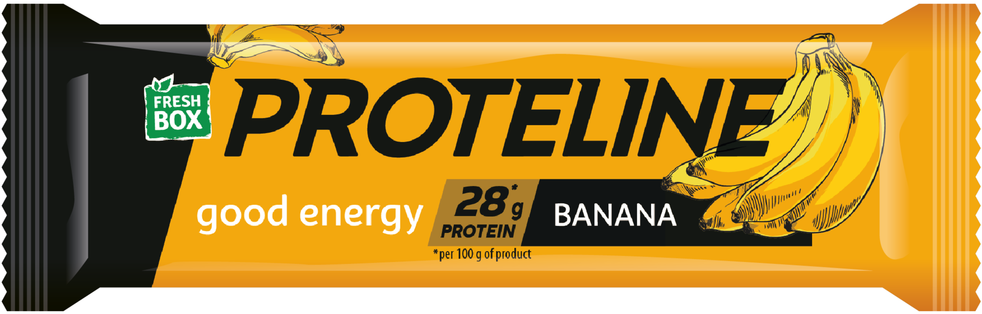 Proteline Proteinová tyčinka s banánovou příchutí