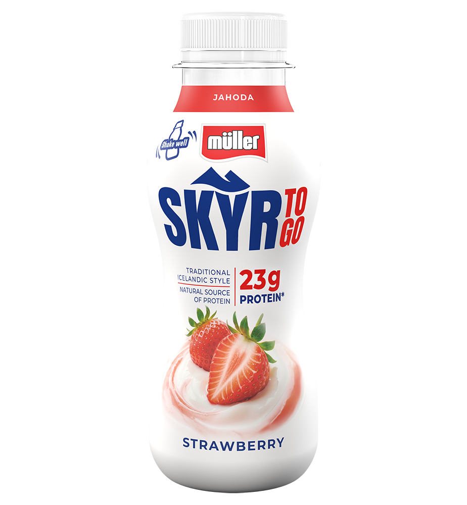 Müller Skyr to go jahodový