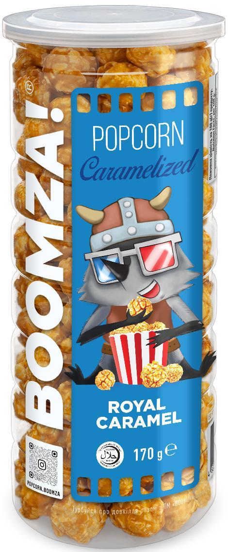 Boomza Popcorn s karamelovou příchutí