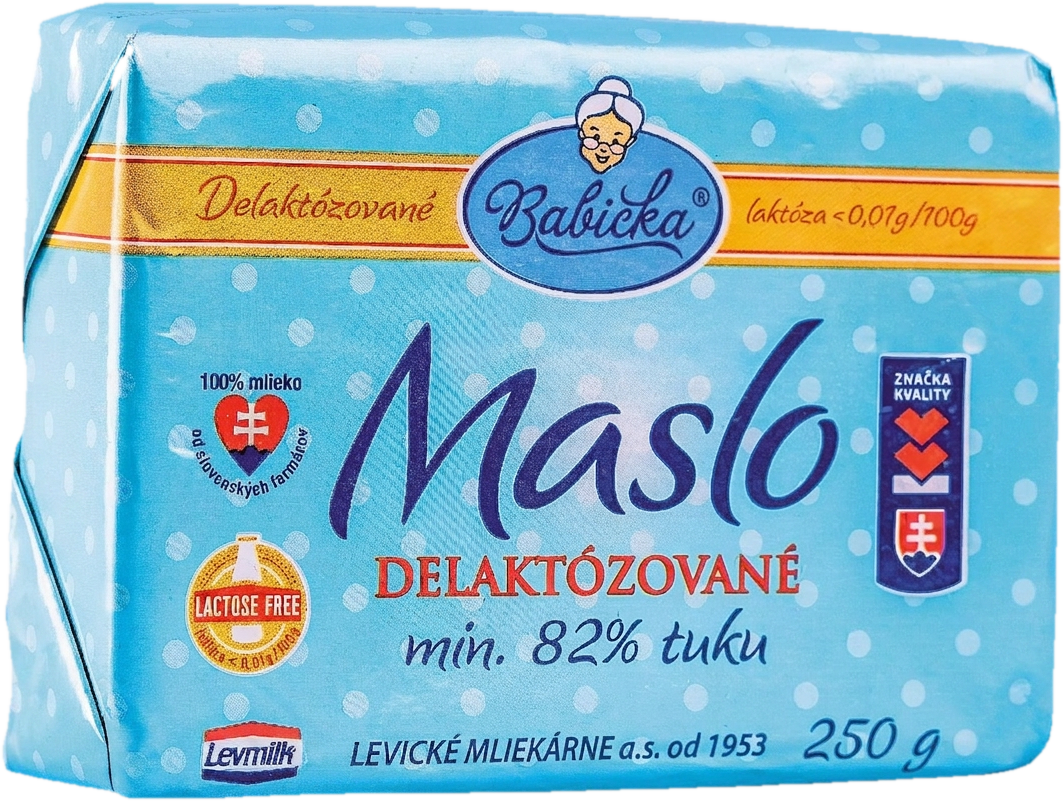 Babička Máslo 82% bezlaktózové