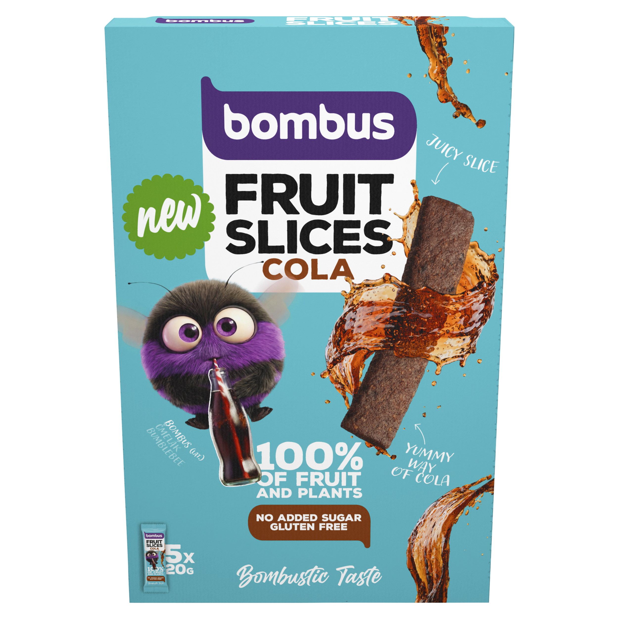 Bombus Ovocné plátky s příchutí cola