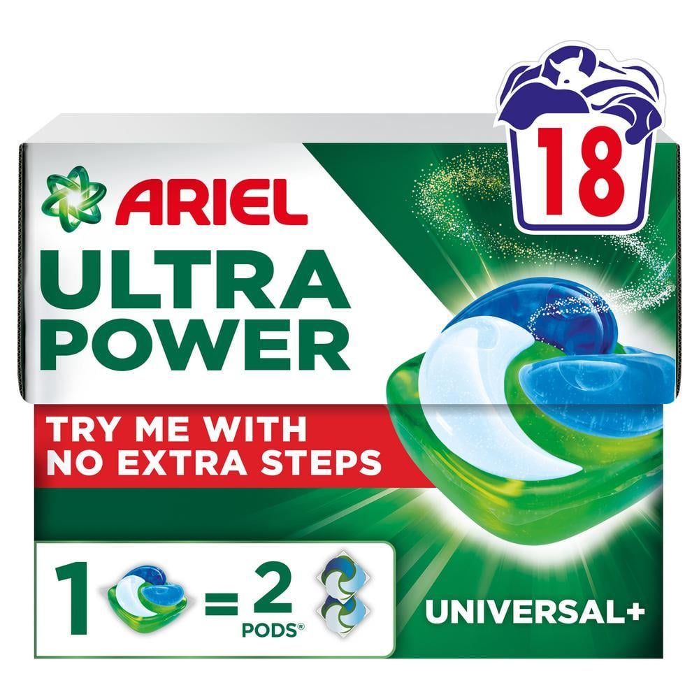Ariel Ultra Power PODS kapsle na praní Universal+