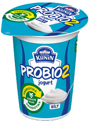 Mlékárna Kunín PROBIO2 bílý