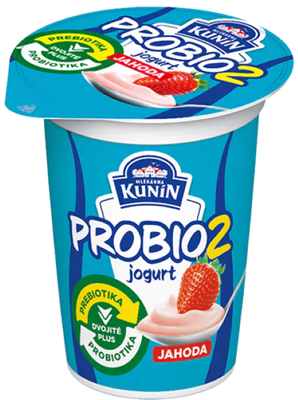 Mlékárna Kunín PROBIO2 jahodový