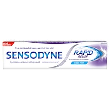 Sensodyne Rapid Relief Cool Mint zubní pasta s fluoridem 75ml