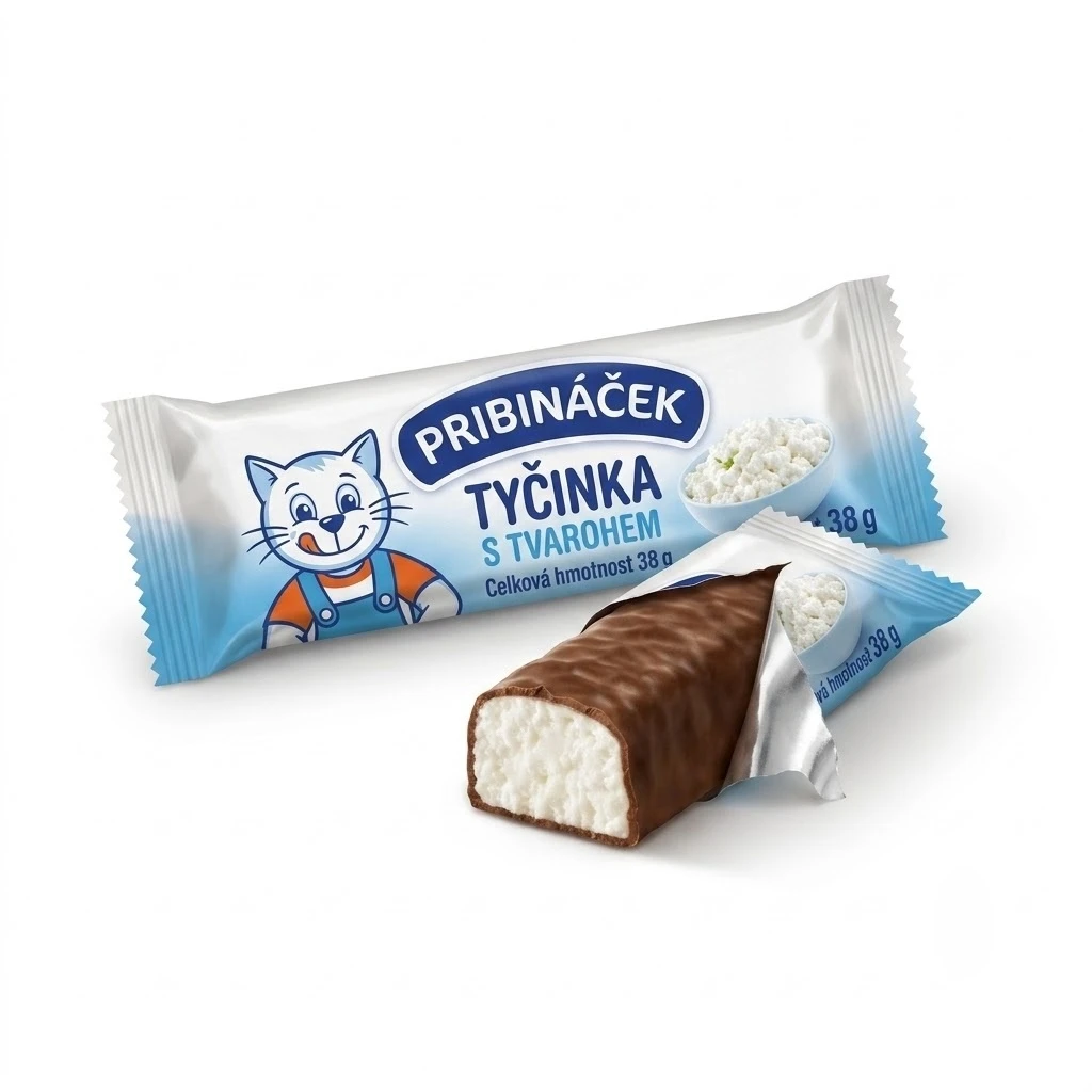 PRIBINÁČEK Tyčinka s tvarohem