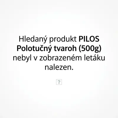 PILOS Polotučný tvaroh