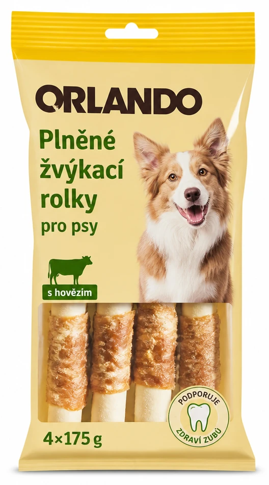 ORLANDO Plněné žvýkací rolky pro psy