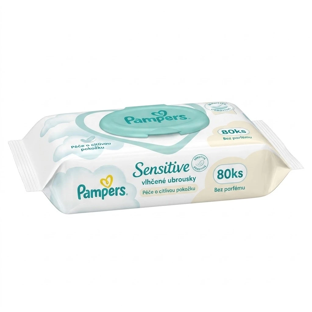 PAMPERS Sensitive vlhčené ubrousky
