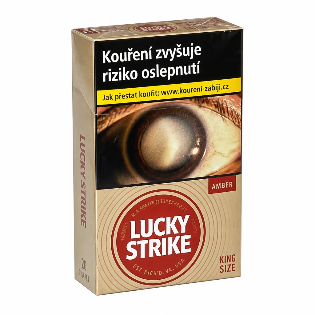 LUCKY STRIKE Amber king size tvrdé bal. 10 krab. 20 ks kolek U 178 Kč VO cena