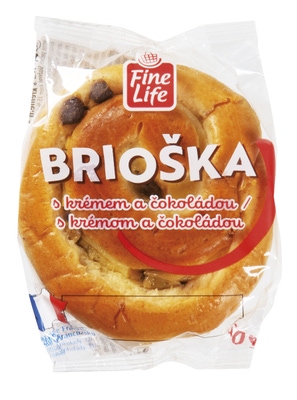 Fine Life Brioška s krémem a čokoládou 6x50g