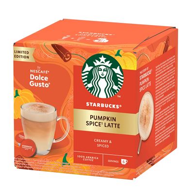 STARBUCKS Nescafé Dolce Gusto Latté Pumpkin kapsle kávové 12 ks