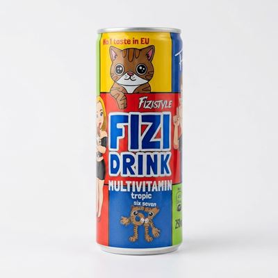 FIZI DRINK Multivitamin tropic 6 x 250 ml plech