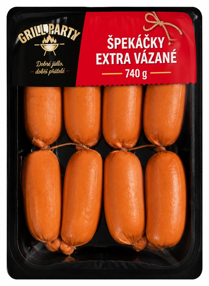 Špekáčky extra vázané