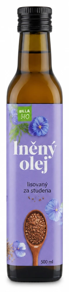 BILLA BIO Lněný olej
