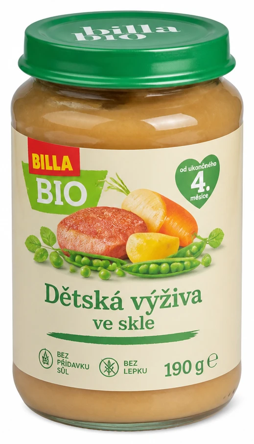 BILLA BIO Dětská výživa ve skle