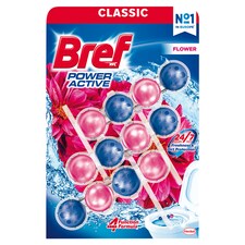 Bref Power Active Flower tuhý WC blok 3 x 50g