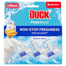 Duck Fresh Boost Marine Wave závěsný čistič WC 3 x 16g (48g)