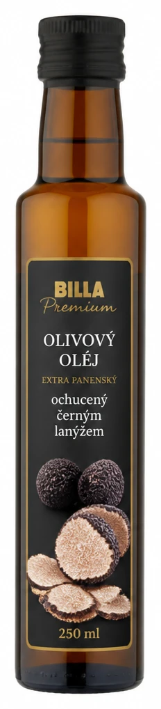 BILLA Premium Olivový olej extra panenský ochucený černým lanýžem