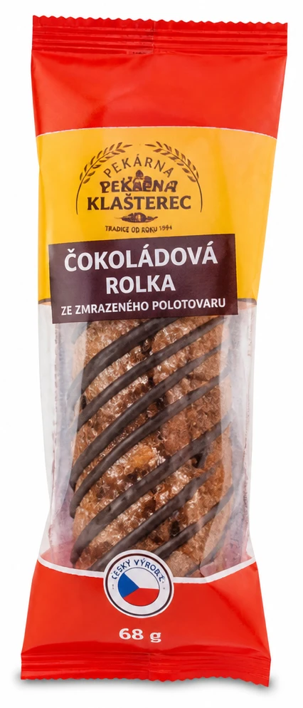 Čokoládová rolka ze zmrazeného polotovaru