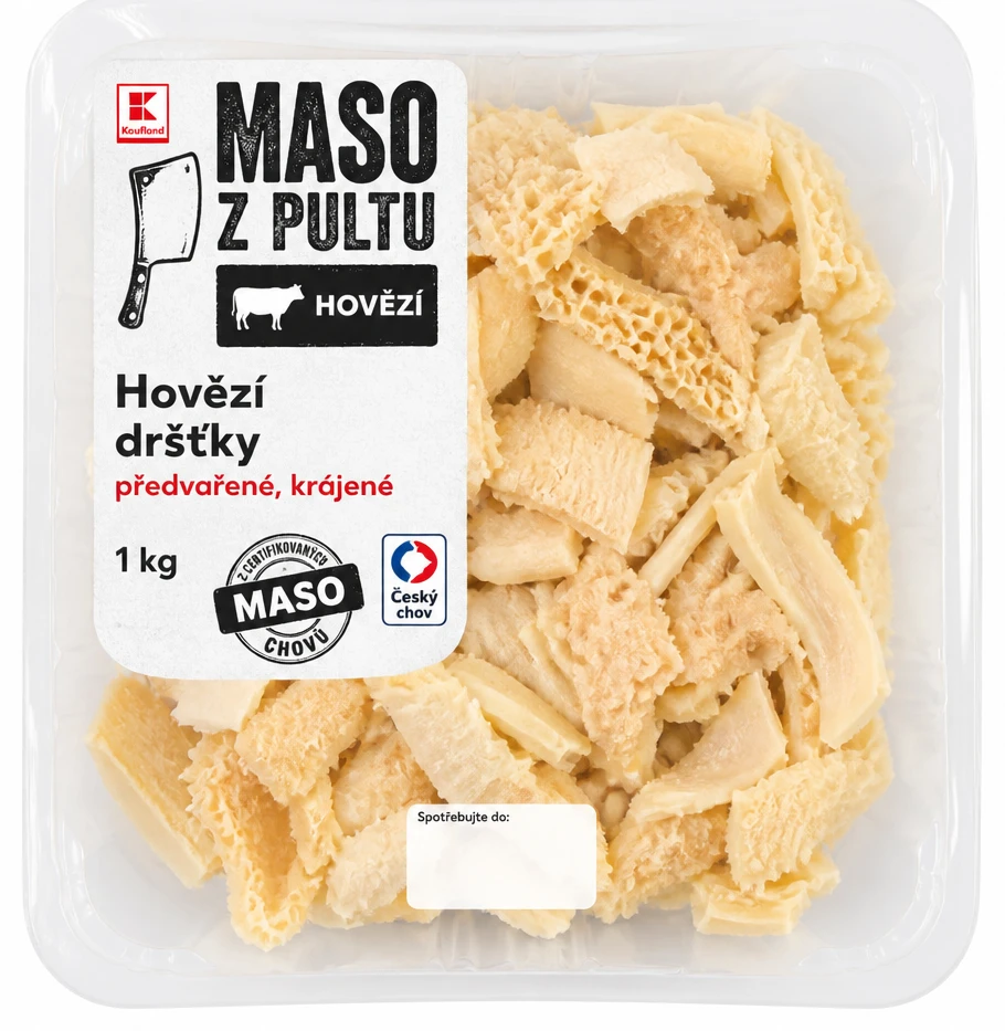 Hovězí dRŠTKY předvařené, krájené