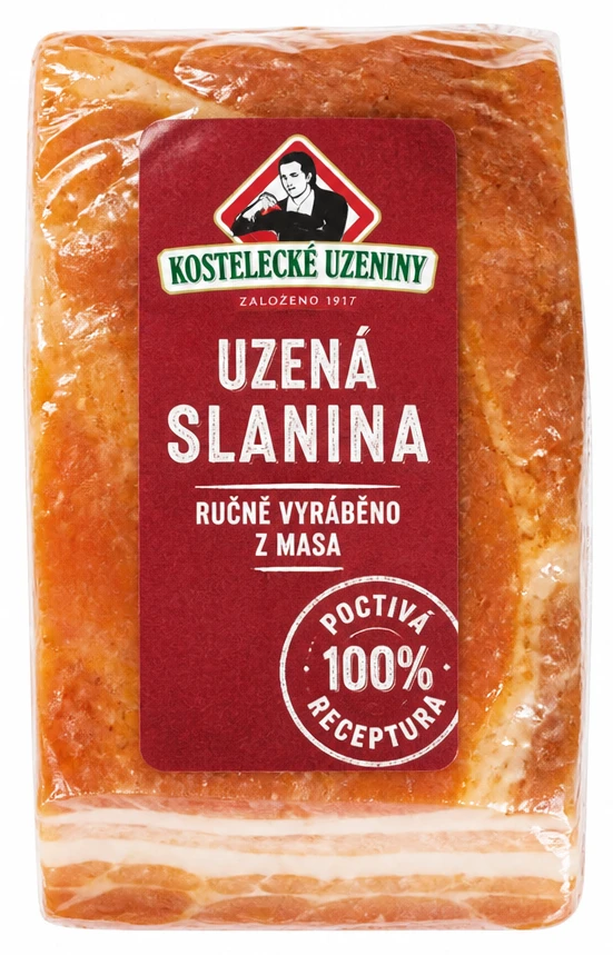 KOSTELECKÉ UZENINY Uzená slanina