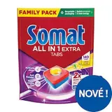Somat All in 1 Extra Lemon & Lime přípravek na mytí nádobí v myčce 140 ks 2100g