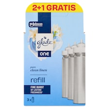 Glade One Pure Clean Linen náplň do osvěžovače vzduchu 3 x 10ml (30ml)