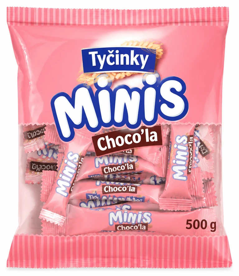 Tyčinky Minis Choco'la